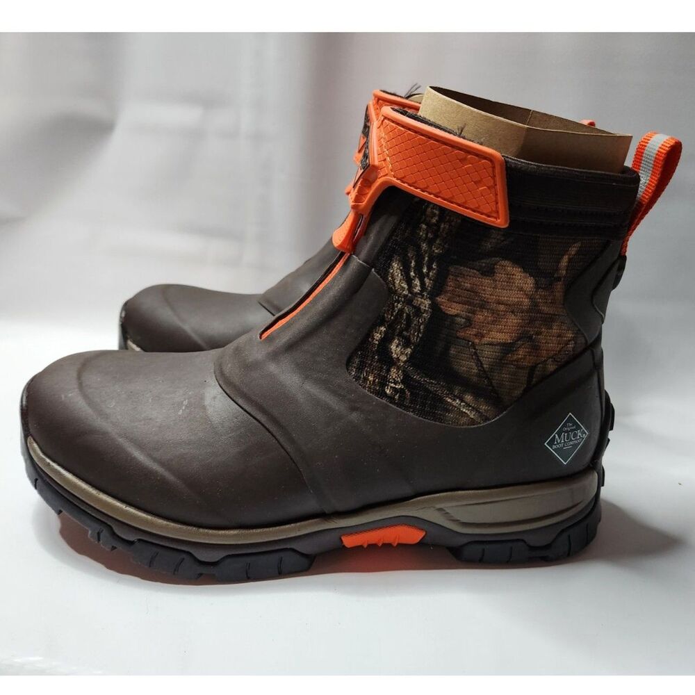 Muck Boot Apex Mid Zip Ankle Boot Men’s 9 Brown/Camo